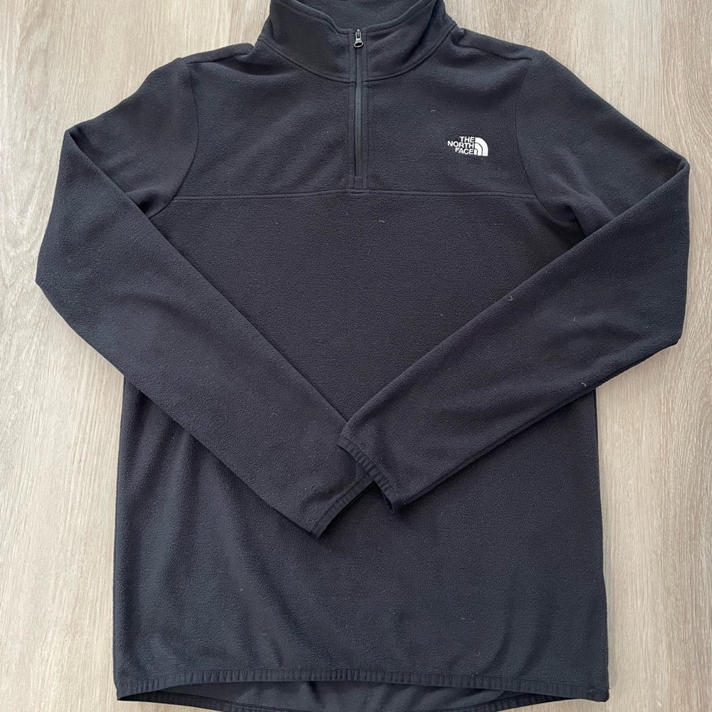 The North Face Black Quarter-Zip Micro Fleece Pullover